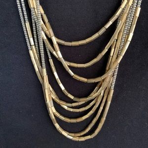 Two Tone Layered Necklace